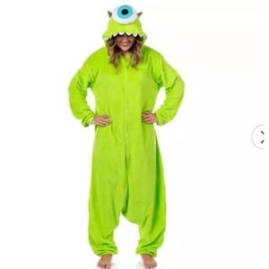 Disney Monsters Inc. Kigurumi Adult Mike Wazowski Costume Small